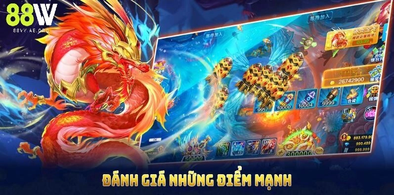 Đánh giá những điểm mạnh của tựa game bắn cá Rồng Thần